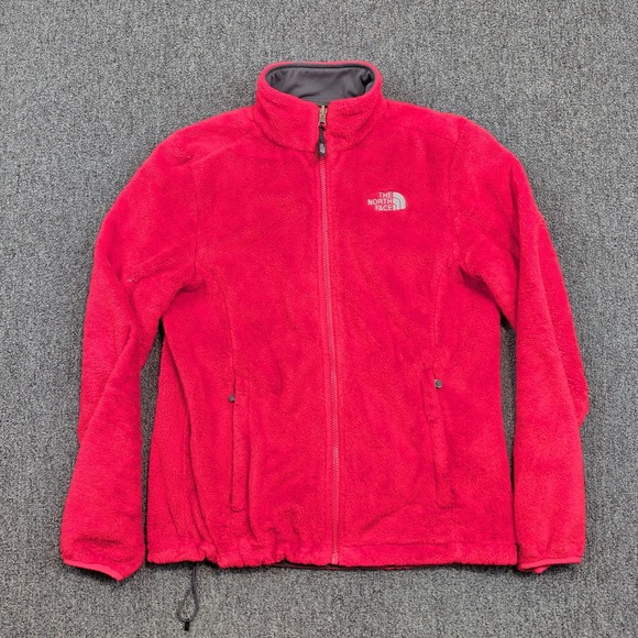 The North Face Y2K Osito Fleece Jacket Medium Red Full Zip Mock Neck Gorpcore — photo 2